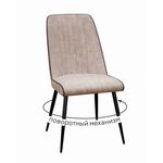 Стул DikLine 324 поворотный B03 BEIGE, ножки черные | Интернет магазин мебели и декора LifeDekor