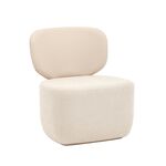 Кресло Спейс спинка экокожа, сиденье шенилл бежевый | Интернет магазин мебели и декора LifeDekor