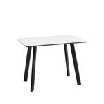 Стол Райли нераскладной 100*70*75 см столешница МДФ керамика Snow white матовый | Интернет магазин мебели и декора LifeDekor