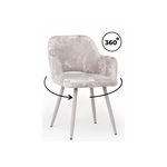 Стул на металлокаркасе Эолин 360 латте (simple 008) / серый | Интернет магазин мебели и декора LifeDekor