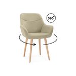 Стул деревянный Флюид 360 бежевый (zd 210) / светлое дерево | Интернет магазин мебели и декора LifeDekor