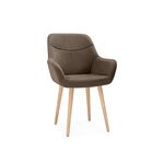 Стул деревянный Флюид коричневый (glory 08) / светлое дерево | Интернет магазин мебели и декора LifeDekor