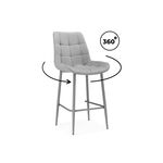 Барный стул Челси 360 светло-серый (zd 960) / серый np | Интернет магазин мебели и декора LifeDekor