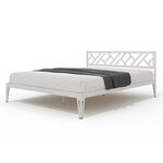 Кровать КМД 47 АЙРИС 1600, белый | Интернет магазин мебели и декора LifeDekor