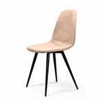 Стул Тед, бархат бежевый 5 | Интернет магазин мебели и декора LifeDekor