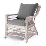 "Гранд Латте" кресло из искусственного ротанга, цвет бежевый | Интернет магазин мебели и декора LifeDekor