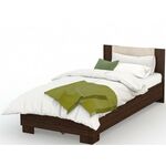 Кровать «Аврора» 120*200 (основание ЛДСП), Венге/Дуб молочный | Интернет магазин мебели и декора LifeDekor