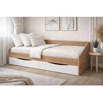 Кровать Эриол 90x200 крафт золотой / белый | Интернет магазин мебели и декора LifeDekor