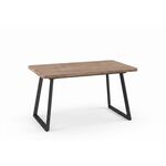 Стол Гранд 140, Дуб Веллингтон, Черный | Интернет магазин мебели и декора LifeDekor