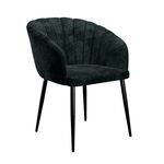 Стул DikLine 441М M18 черный, ножки черные | Интернет магазин мебели и декора LifeDekor