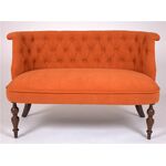Диван Бархат (темный тон / G08 - морковный) | Интернет магазин мебели и декора LifeDekor