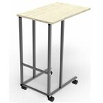 Подкатной стол СЛКС-3 (каркас черный/ясень шимо светлый) | Интернет магазин мебели и декора LifeDekor