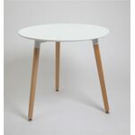 Стол круглый 02-TD/d-80 Верди (WHITE 07) | Интернет магазин мебели и декора LifeDekor