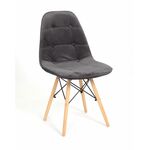 Стул 301K /Alex soft (B-3) Grey velvet | Интернет магазин мебели и декора LifeDekor