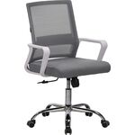 Кресло Everprof Simple White (Симпл Белый) Сетка Серый | Интернет магазин мебели и декора LifeDekor
