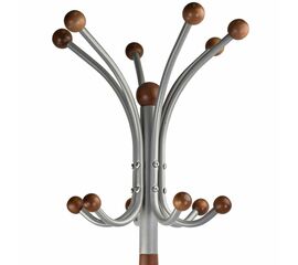 Вешалка напольная Д 2 металлик/ средне-коричневый | Интернет магазин мебели и декора LifeDekor