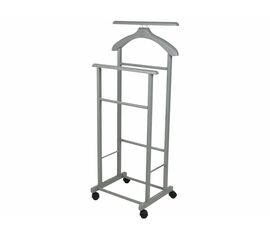 Вешалка костюмная на колесах В 22Н серый | Интернет магазин мебели и декора LifeDekor