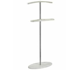 Вешалка костюмная Дэви 3 металлик/дуб дымчатый | Интернет магазин мебели и декора LifeDekor