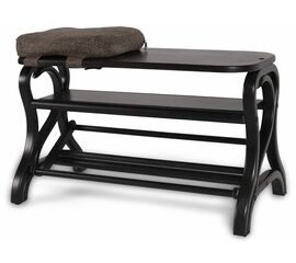 Обувница Диана венге/ткань | Интернет магазин мебели и декора LifeDekor