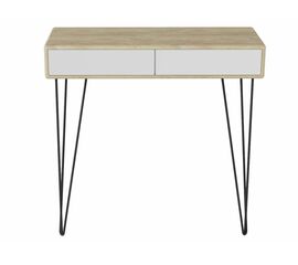 Стол-консоль Телфорд дуб сонома/белый | Интернет магазин мебели и декора LifeDekor