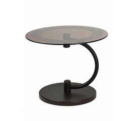 Стол журнальный Дуэт 13Н черный/венге/тонированное | Интернет магазин мебели и декора LifeDekor