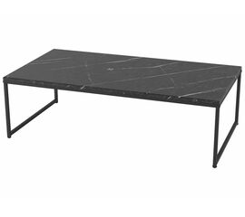 Стол журнальный Инсайд черный мрамор/черный | Интернет магазин мебели и декора LifeDekor