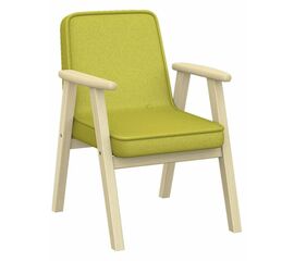 Кресло Ретро ткань лайм, каркас лак | Интернет магазин мебели и декора LifeDekor