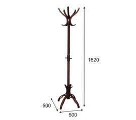 Вешалка напольная В 12Н махагон | Интернет магазин мебели и декора LifeDekor