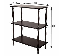 Этажерка П 9 венге | Интернет магазин мебели и декора LifeDekor