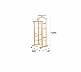 Вешалка костюмная В 9Н светло-коричневый | Интернет магазин мебели и декора LifeDekor