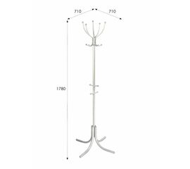 Вешалка напольная М 10 металлик | Интернет магазин мебели и декора LifeDekor