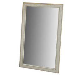 Зеркало Васко В 61Н белый ясень/золото 110 см х 60 см | Интернет магазин мебели и декора LifeDekor