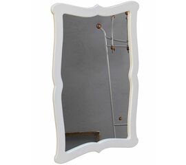 Зеркало навесное Берже 23 белый ясень 97 см х 67 см | Интернет магазин мебели и декора LifeDekor