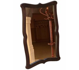 Зеркало навесное Берже 23 темно-коричневый 97 см х 67 см | Интернет магазин мебели и декора LifeDekor