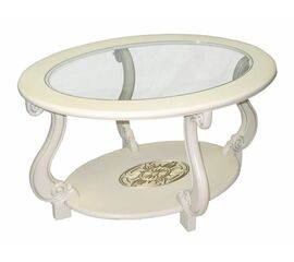 Стол журнальный Овация (С) слоновая кость/золото | Интернет магазин мебели и декора LifeDekor