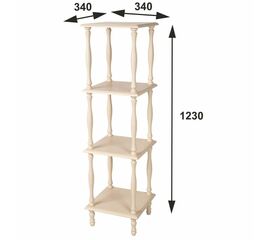 Этажерка П 8 слоновая кость | Интернет магазин мебели и декора LifeDekor