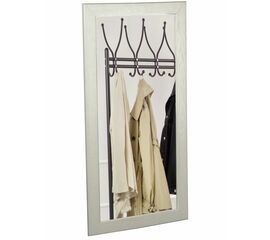 Зеркало навесное Берже 24-90 белый ясень 90 см х 55 см | Интернет магазин мебели и декора LifeDekor