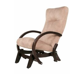 Кресло-качалка маятник Мэтисон ткань крем брюле, каркас венге структура | Интернет магазин мебели и декора LifeDekor