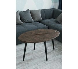 Стол журнальный Арабика браун/чёрный | Интернет магазин мебели и декора LifeDekor