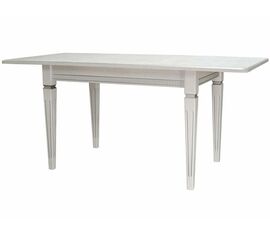 Стол обеденный Васко В 86Н белый/серебро 120/170*80 | Интернет магазин мебели и декора LifeDekor