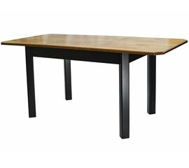 Стол обеденный Мариус М 80 дуб/чёрный 120/170*80 | Интернет магазин мебели и декора LifeDekor