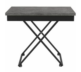 Стол универсальный трансформируемый АНДРЭ Loft ЛДСП терраццо/чёрный | Интернет магазин мебели и декора LifeDekor