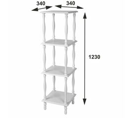 Этажерка П 8 белый | Интернет магазин мебели и декора LifeDekor