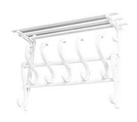 Вешалка настенная В 7Н белый | Интернет магазин мебели и декора LifeDekor