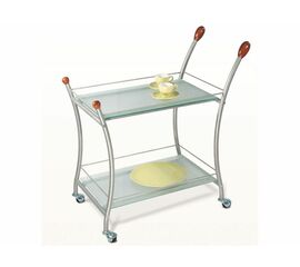 Стол сервировочный Поло металлик/ матовое | Интернет магазин мебели и декора LifeDekor