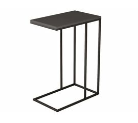 Стол придиванный Агами графит/чёрный | Интернет магазин мебели и декора LifeDekor