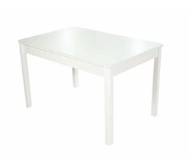 Стол Гамбург 2, Белый/Стекло белое | Интернет магазин мебели и декора LifeDekor