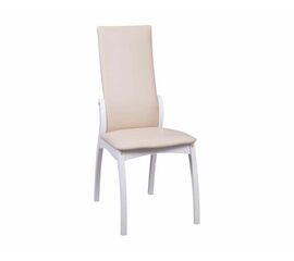 Стул Токио белый матовый - бежевый | Интернет магазин мебели и декора LifeDekor