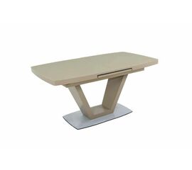 Стол Фоджа, Стекло, 160см, Капучино | Интернет магазин мебели и декора LifeDekor