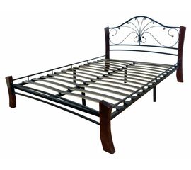 Кровать Фортуна 4 Лайт Черный - шоколад 120 | Интернет магазин мебели и декора LifeDekor